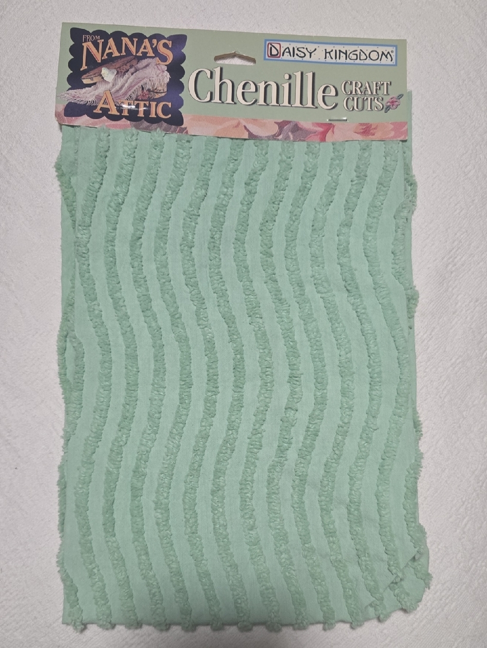 Daisy Kingdom Nana's Attic Mint Chenille Craft Cut